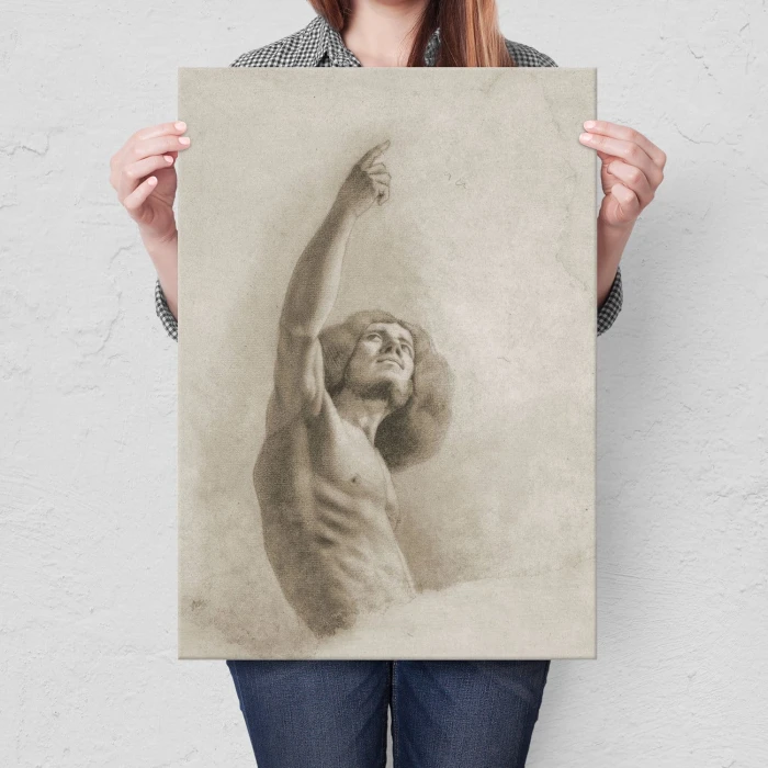 Poster metal Portrait Gustave Courbet gift