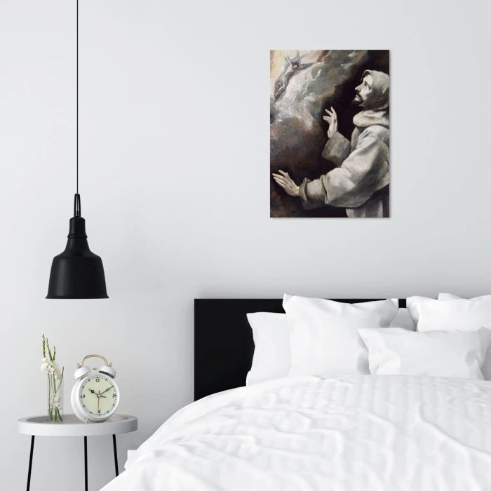 Poster metal Saint Francis El Greco gift