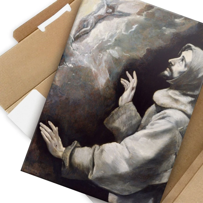 Poster metal Saint Francis El Greco gift