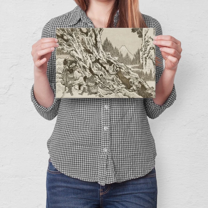 Poster metal Katsushika Hokusai gift