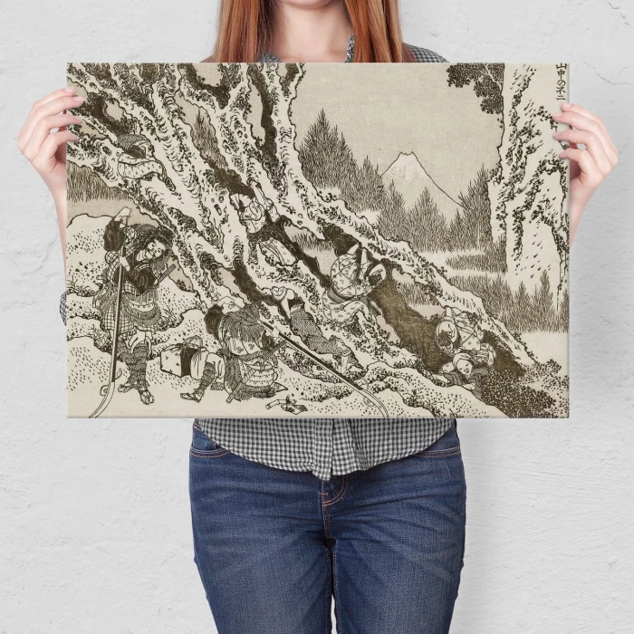 Plakat metalowy Katsushika Hokusai Prezent