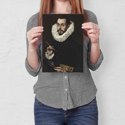 Plakat metalowy Jorge Manuel El Greco Prezent