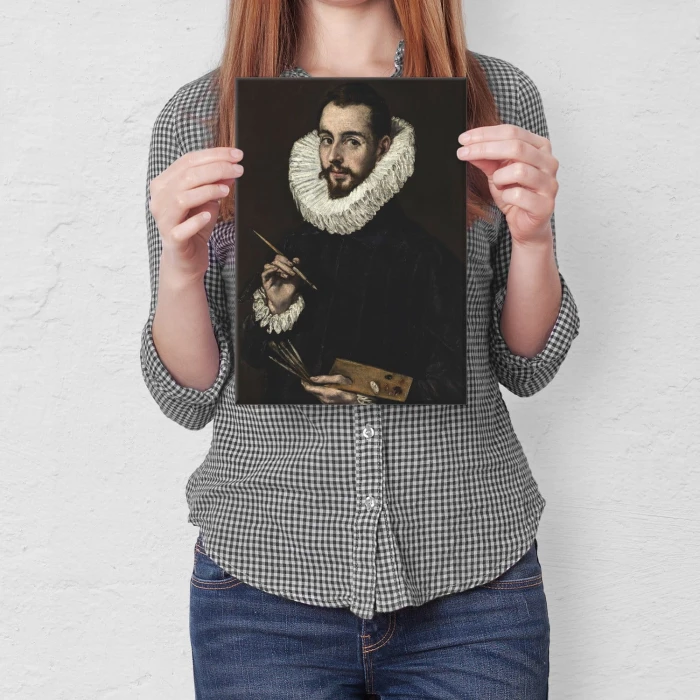 Plakat metalowy Jorge Manuel El Greco Prezent