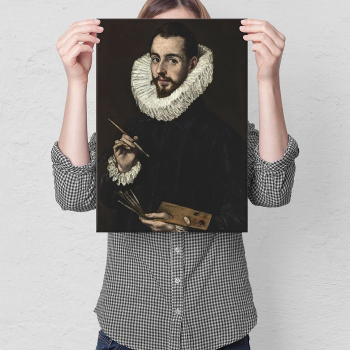 Plakat metalowy Jorge Manuel El Greco Prezent