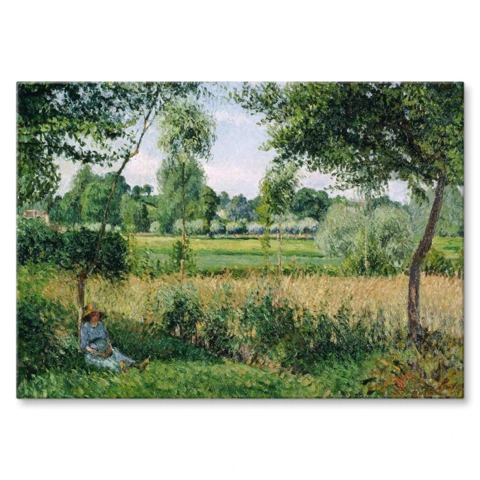 Plakat metalowy Morning sunlight Pissarro Prezent