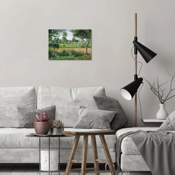 Plakat metalowy Morning sunlight Pissarro Prezent
