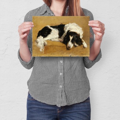 Plakat metalowy Hound dog Amerling Prezent