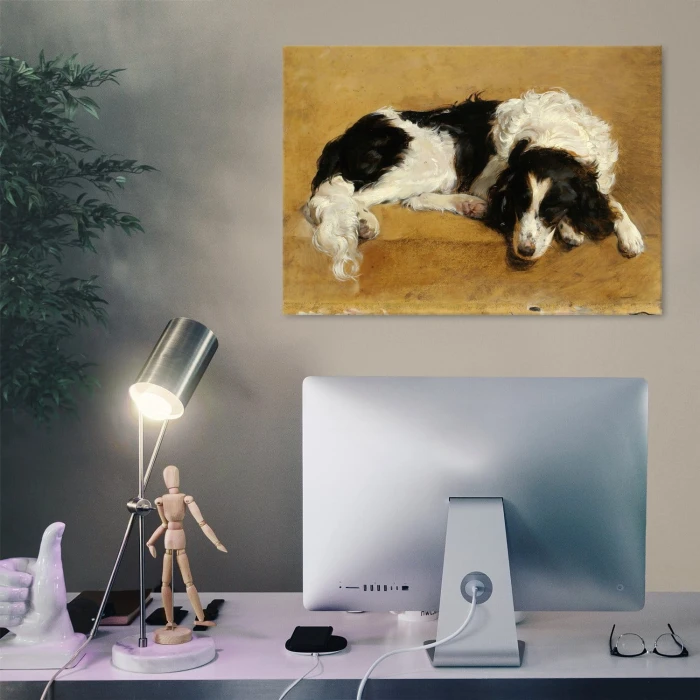 Plakat metalowy Hound dog Amerling Prezent
