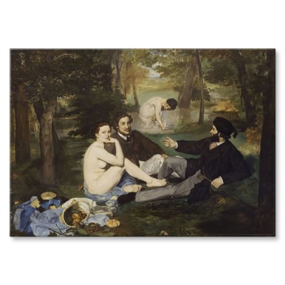 Poster metal Luncheon grass Manet gift