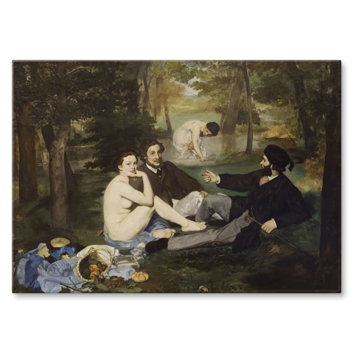 Poster metal Luncheon grass Manet gift