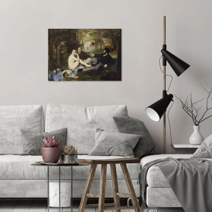 Poster metal Luncheon grass Manet gift