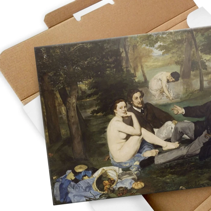 Poster metal Luncheon grass Manet gift