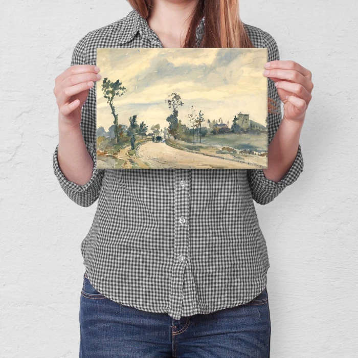 Poster metal Louveciennes Pissarro gift