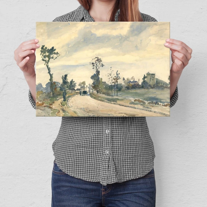 Poster metal Louveciennes Pissarro gift
