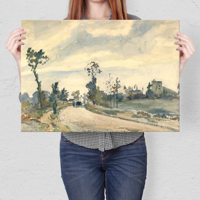 Poster metal Louveciennes Pissarro gift