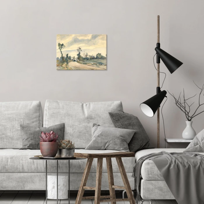 Plakat metalowy Louveciennes Pissarro Prezent