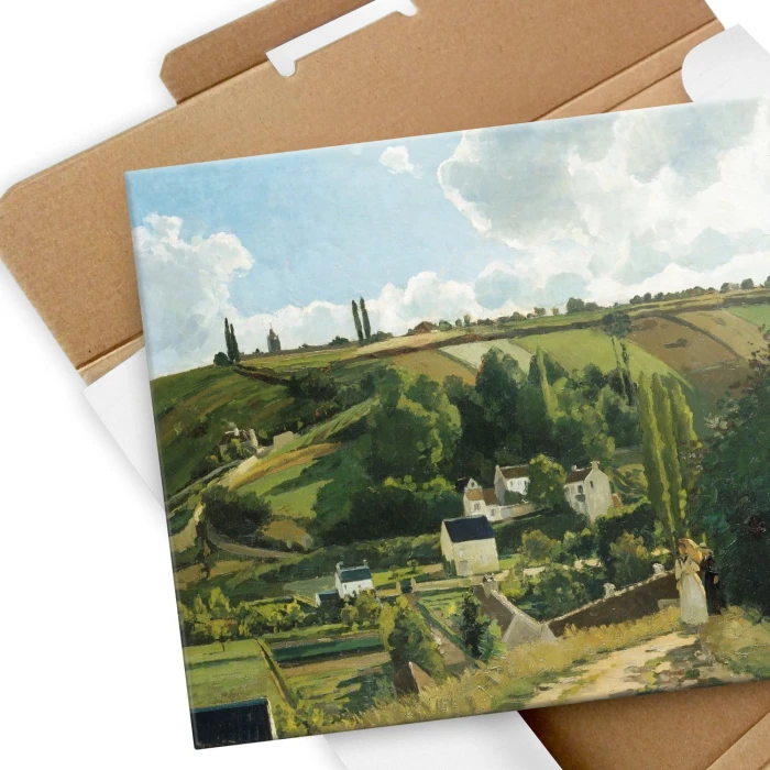 Plakat metalowy Jalais hill Pissarro Prezent
