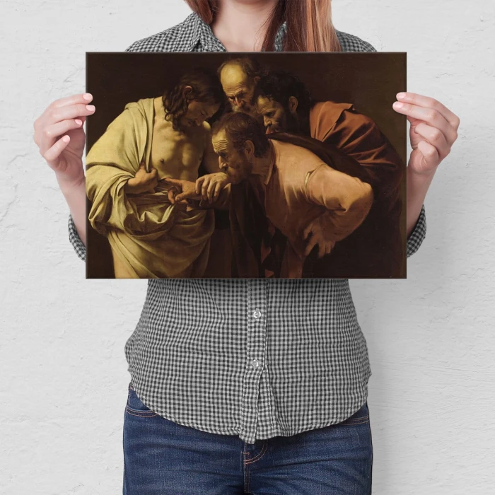 Plakat metalowy Saint Thomas Caravaggio Prezent