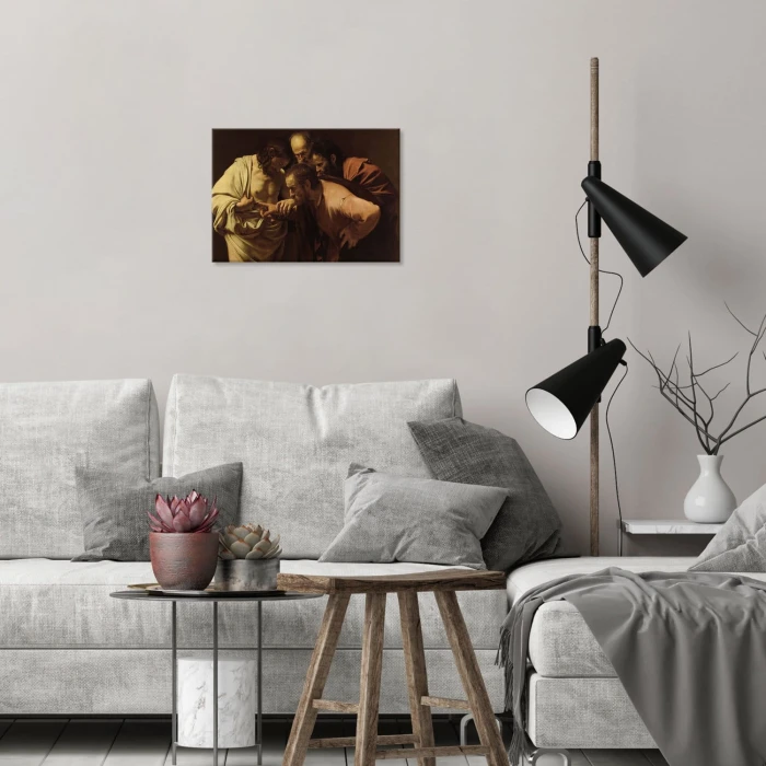 Poster metal Saint Thomas Caravaggio gift