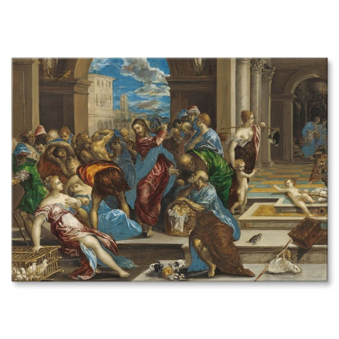 Plakat metalowy Temple El Greco Prezent