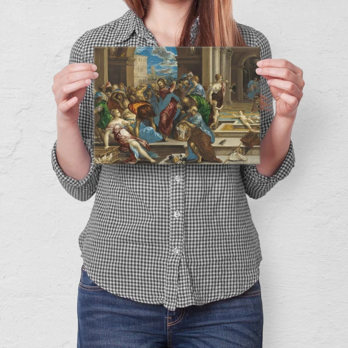 Plakat metalowy Temple El Greco Prezent