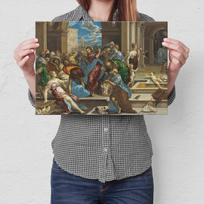 Poster metal Temple El Greco gift