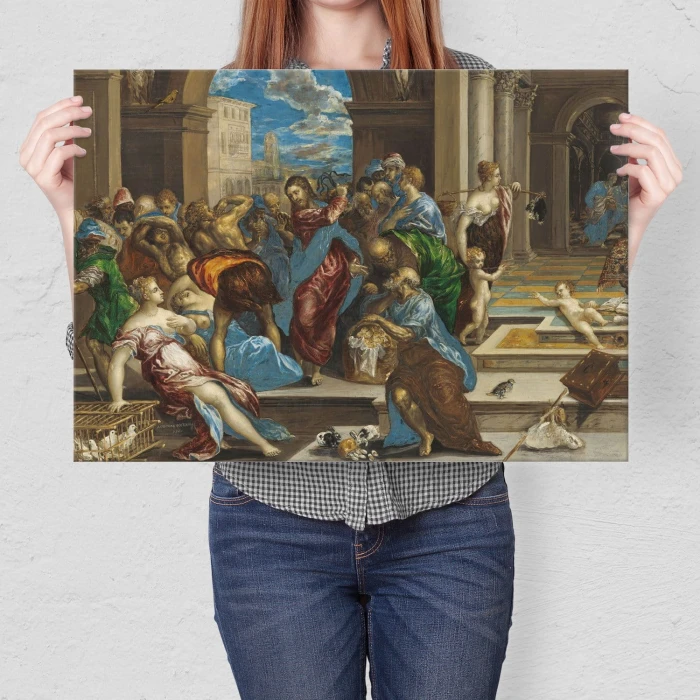 Poster metal Temple El Greco gift