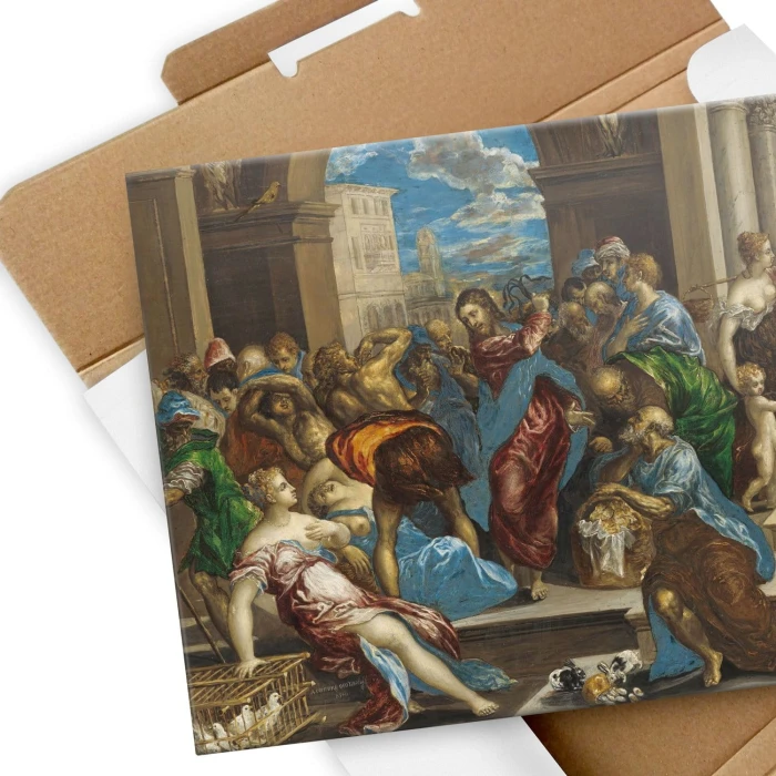 Poster metal Temple El Greco gift