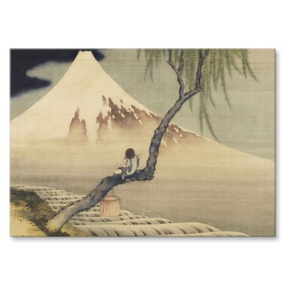 Poster metal Mount Fuji Hokusai gift