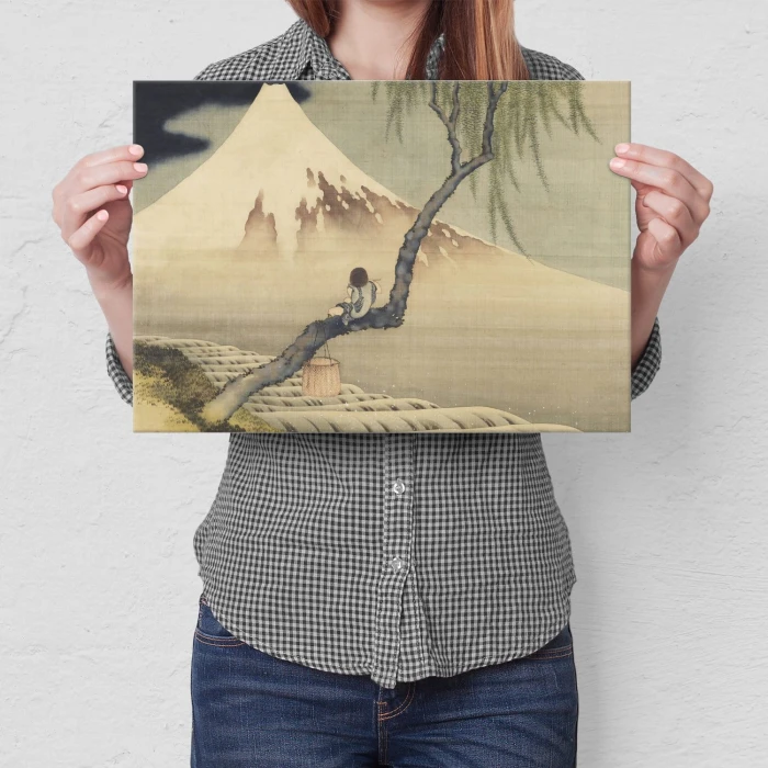 Poster metal Mount Fuji Hokusai gift