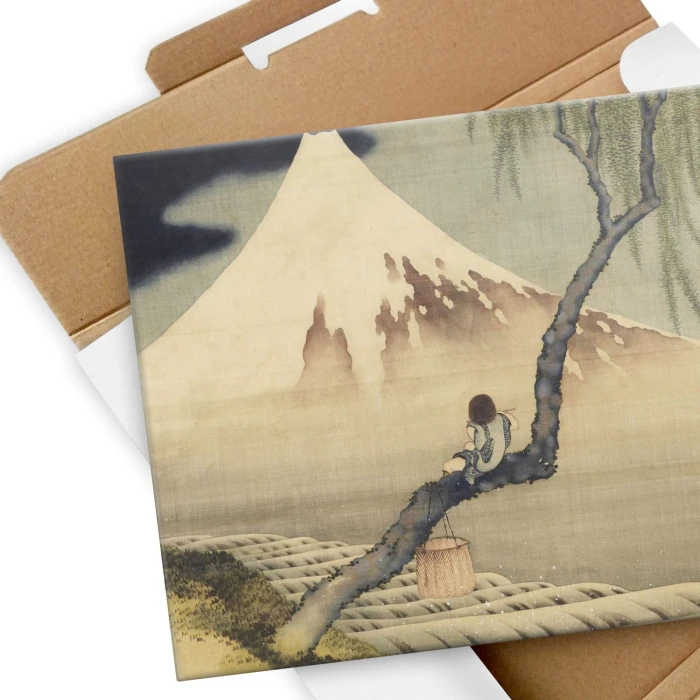 Plakat metalowy Mount Fuji Hokusai Prezent