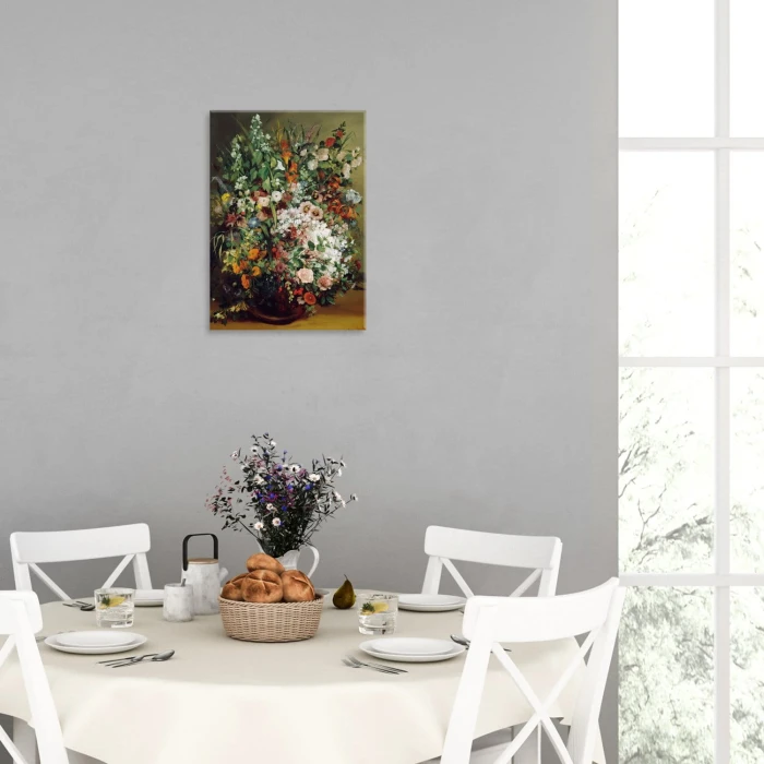 Plakat metalowy Bouquet Gustave Courbet Prezent