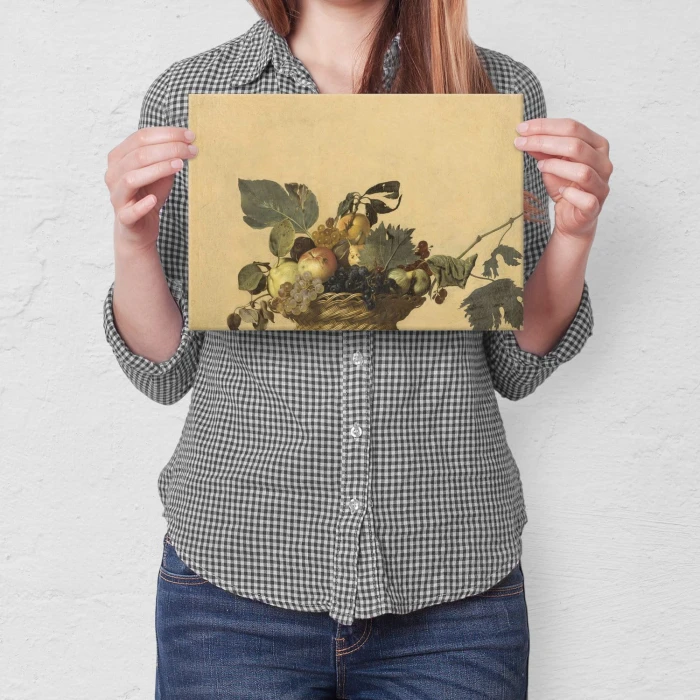 Plakat metalowy Fruit Caravaggio Prezent