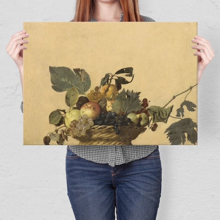 Plakat metalowy Fruit Caravaggio Prezent
