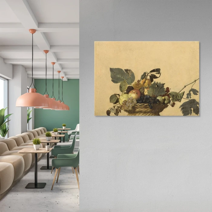Plakat metalowy Fruit Caravaggio Prezent