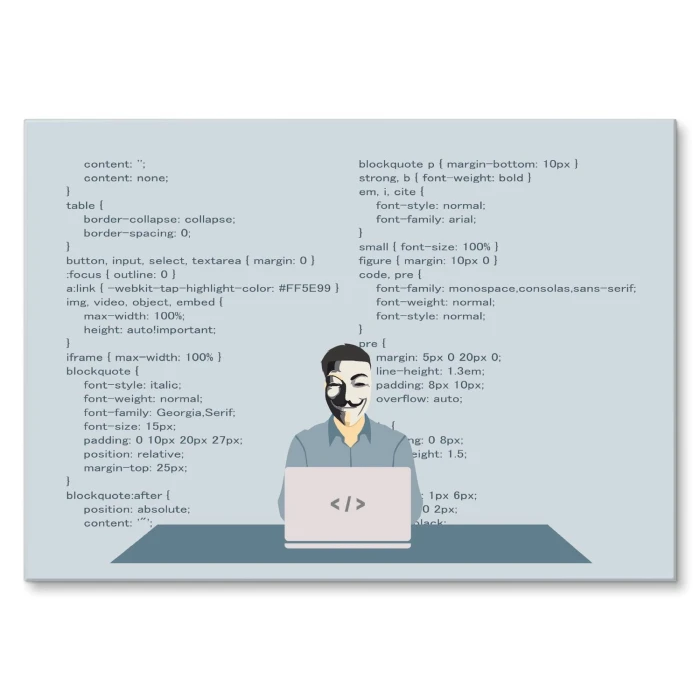 Poster metal anonymus programmer gift