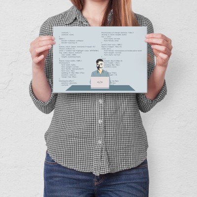 Poster metal anonymus programmer gift