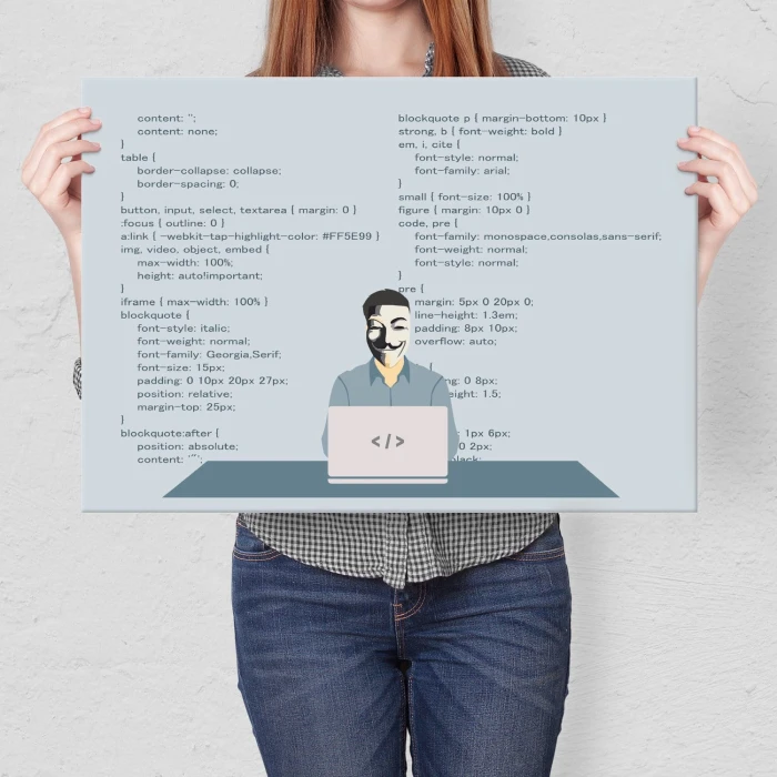 Poster metal anonymus programmer gift