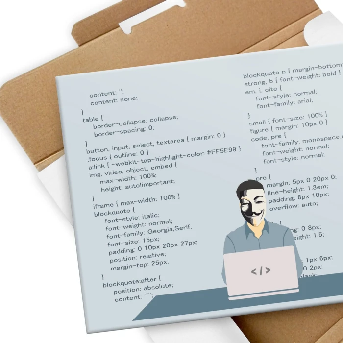 Poster metal anonymus programmer gift