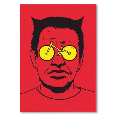 Poster metal Bad bike gift