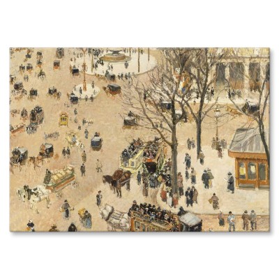 Poster metal Place Theatre Pissarro gift