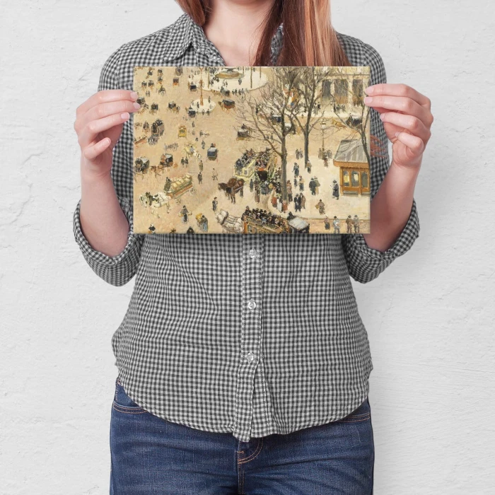 Poster metal Place Theatre Pissarro gift