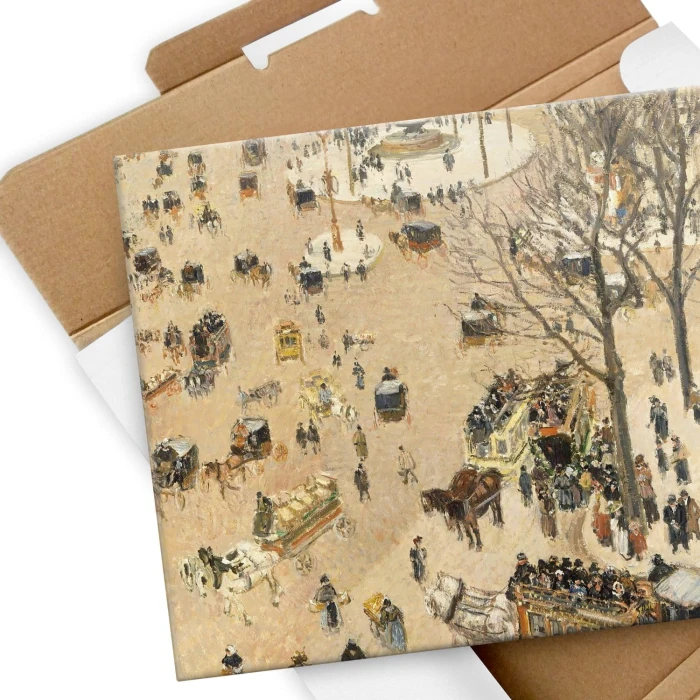 Poster metal Place Theatre Pissarro gift