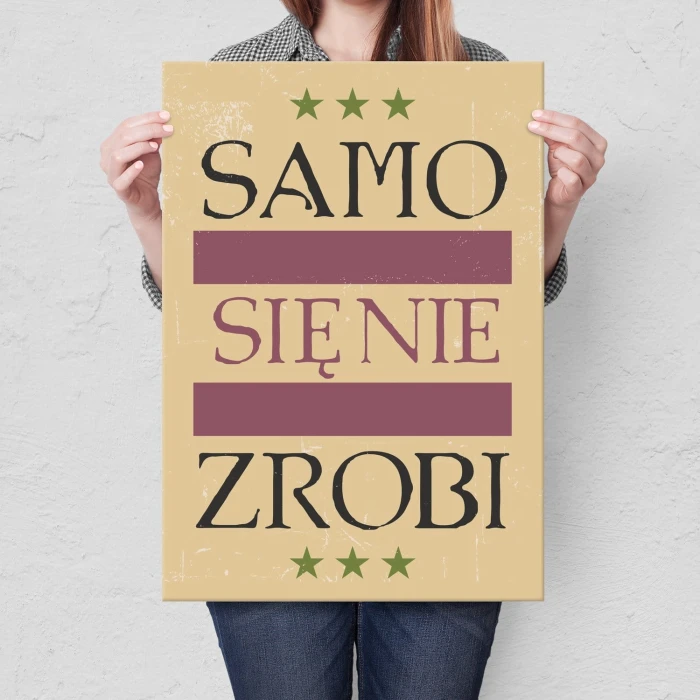 Poster metal samo się nie zrobi gift