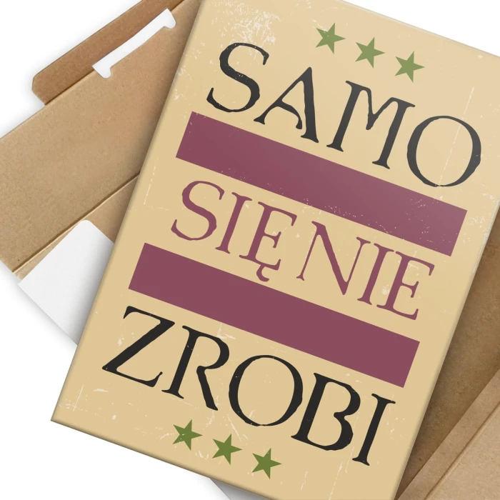 Poster metal samo się nie zrobi gift