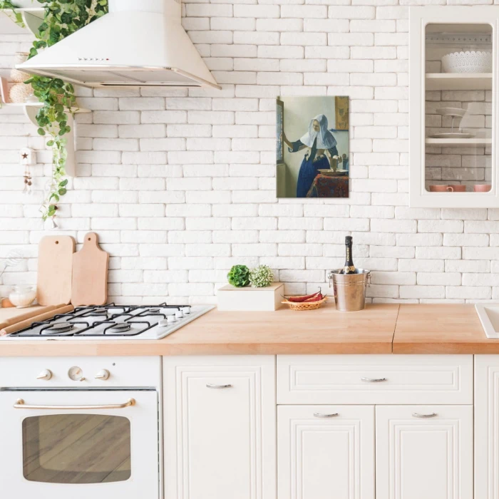 Plakat metalowy Young woman Vermeer Prezent