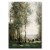 Poster metal Wooded Landscape Corot gift