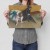 Poster metal Waiting Edgar Degas gift