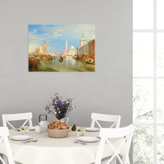 Plakat metalowy Venice William Turner Prezent