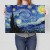 Poster metal Starry Night Van Gogh gift